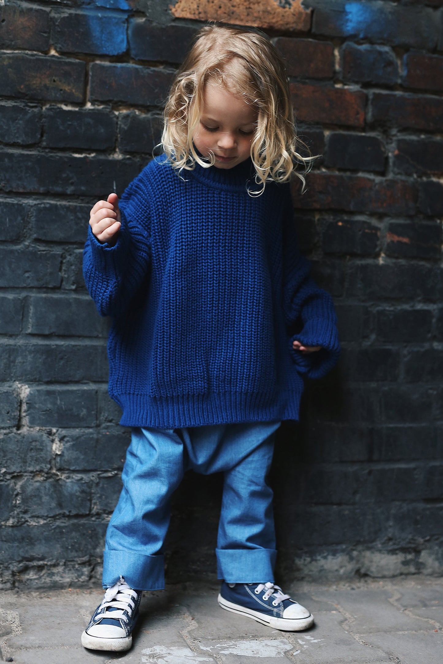 chunky knitted sweater