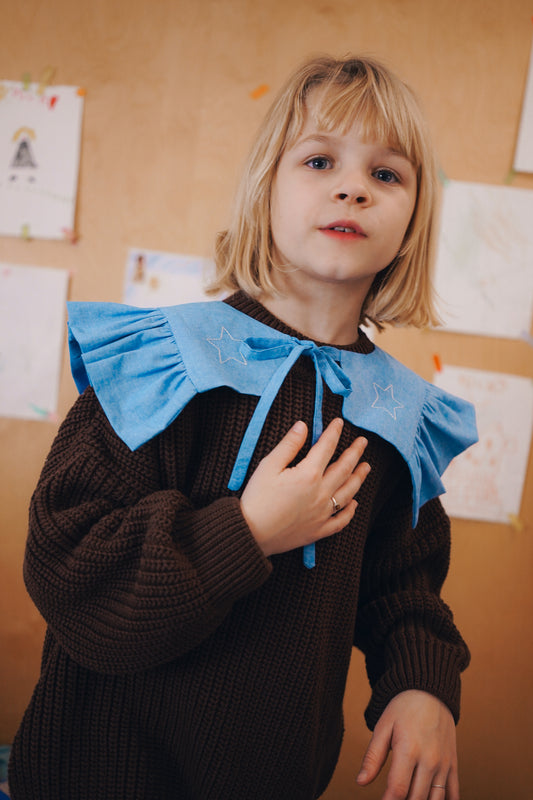 czekoladowy sweterek