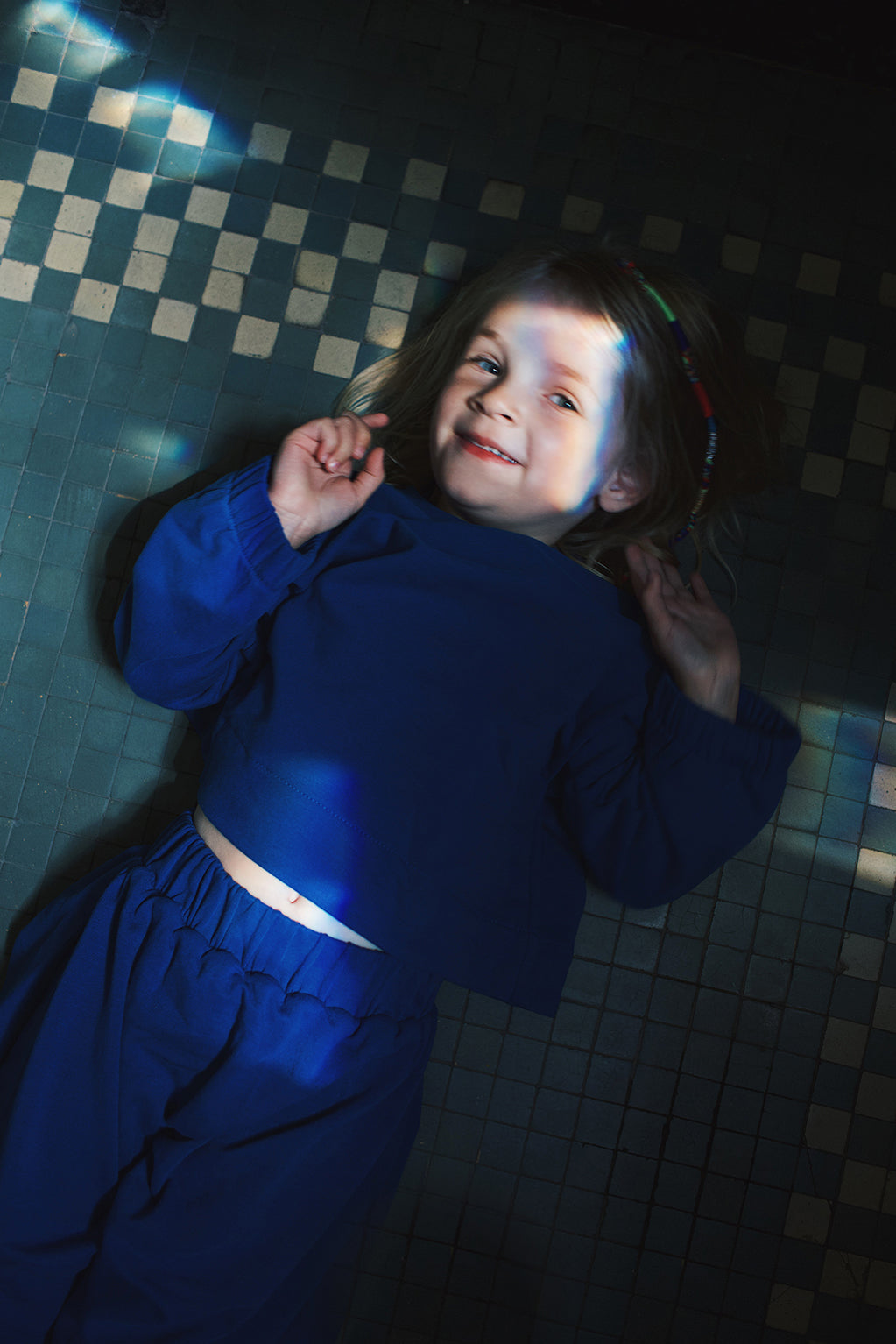 sweatshirt in cobalt colour