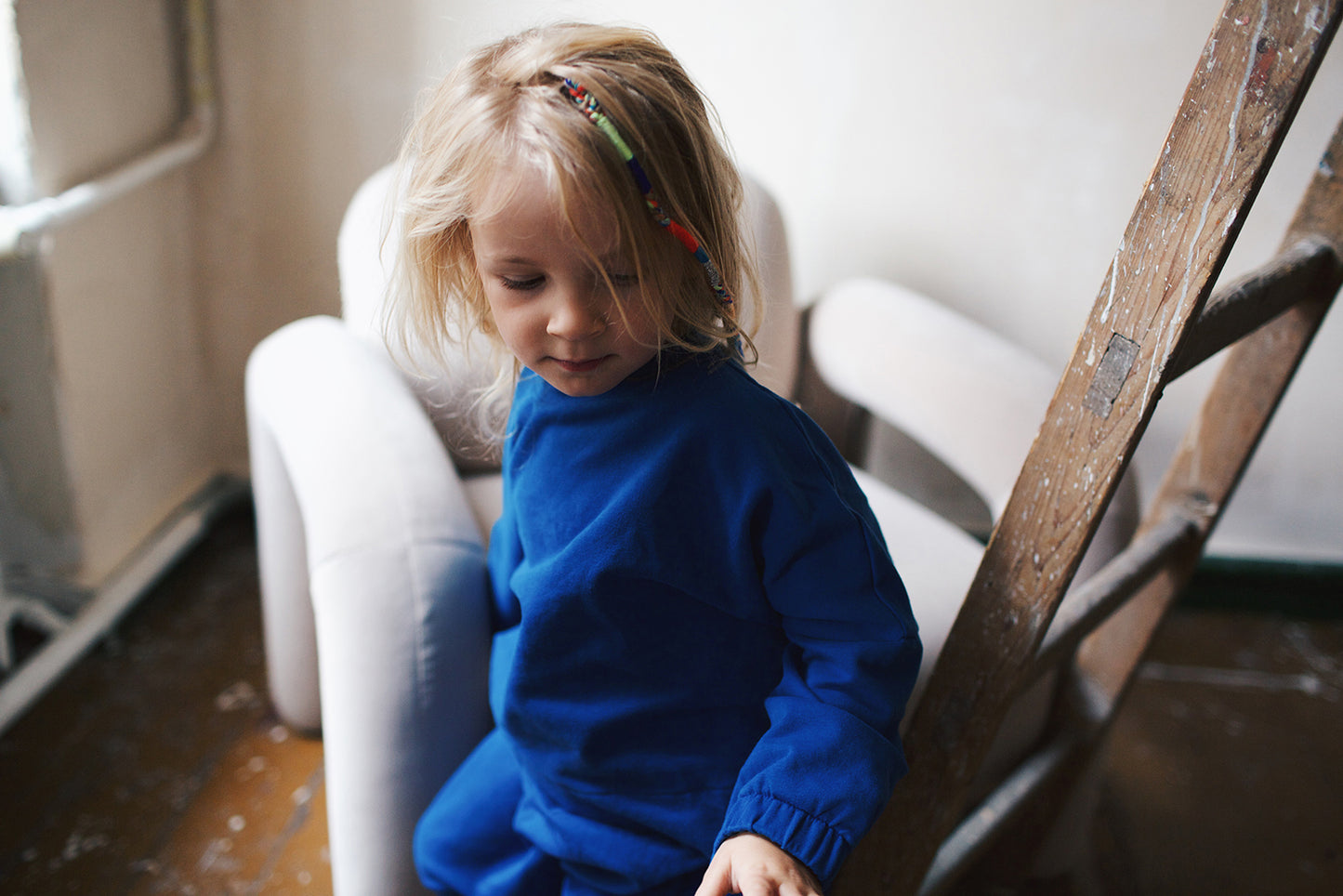 sweatshirt in cobalt colour
