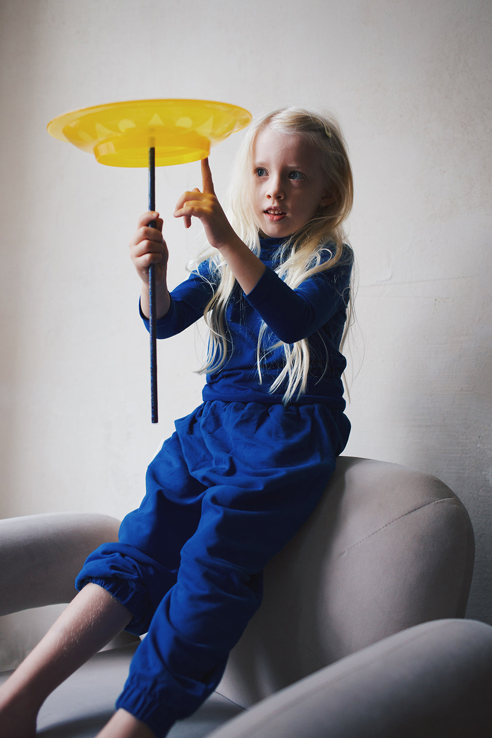 cobalt turtleneck