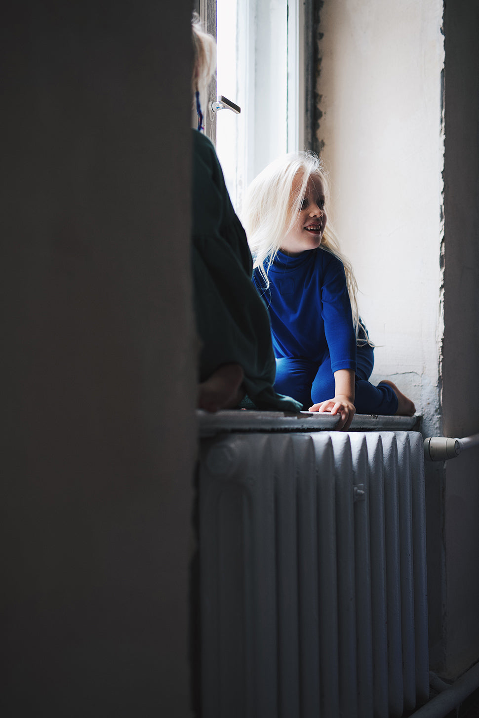 cobalt turtleneck