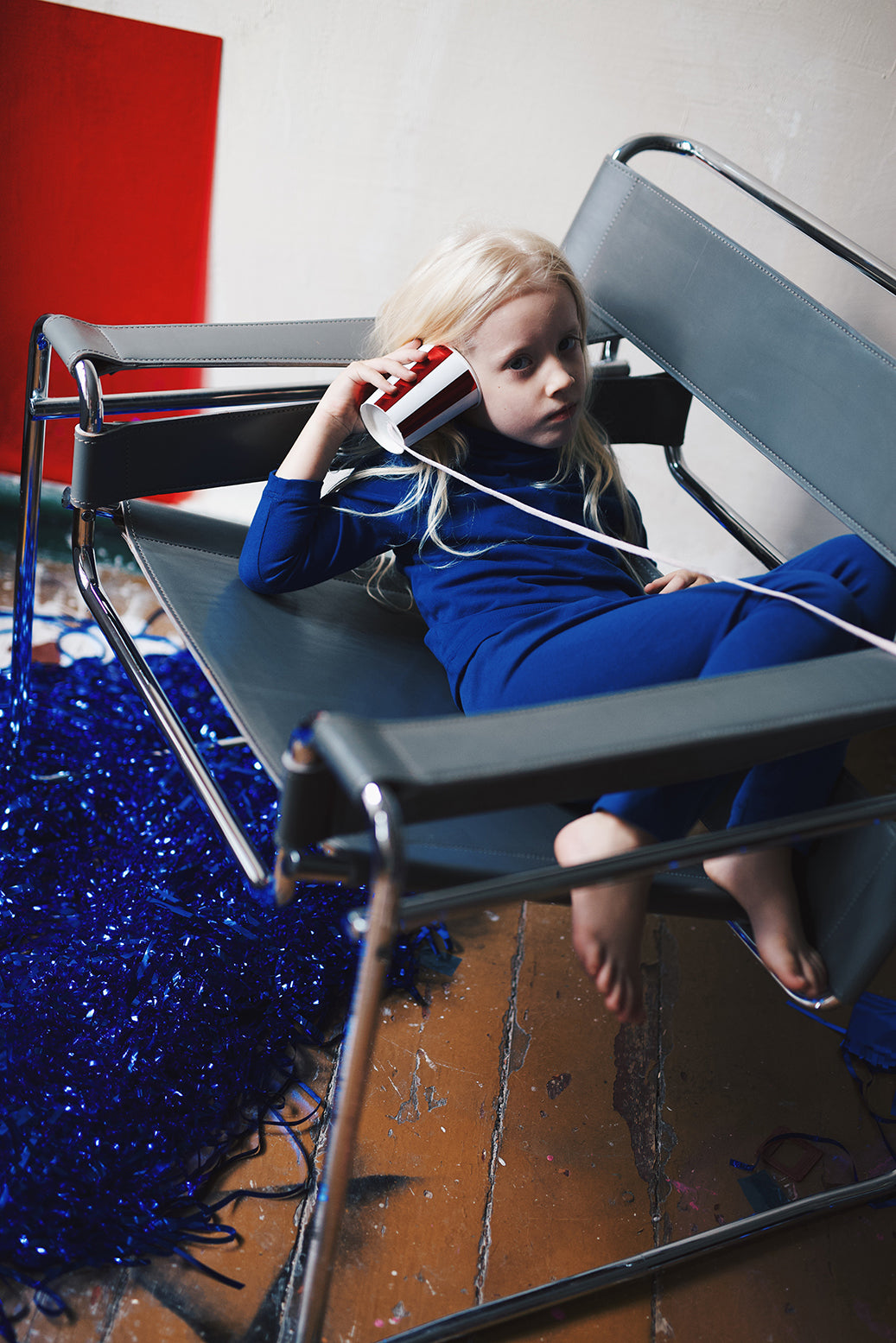 cobalt turtleneck
