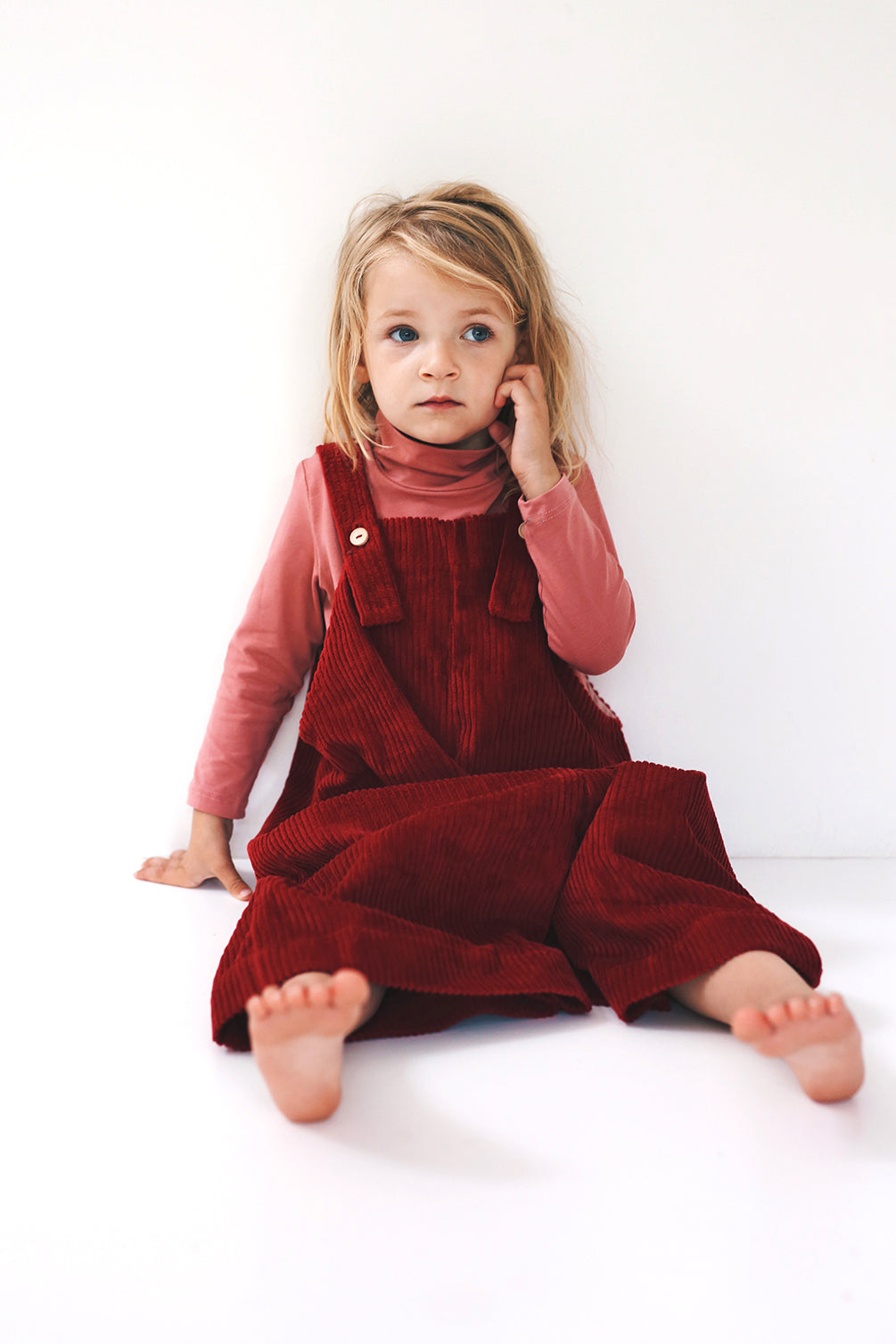 old rose pink turtleneck