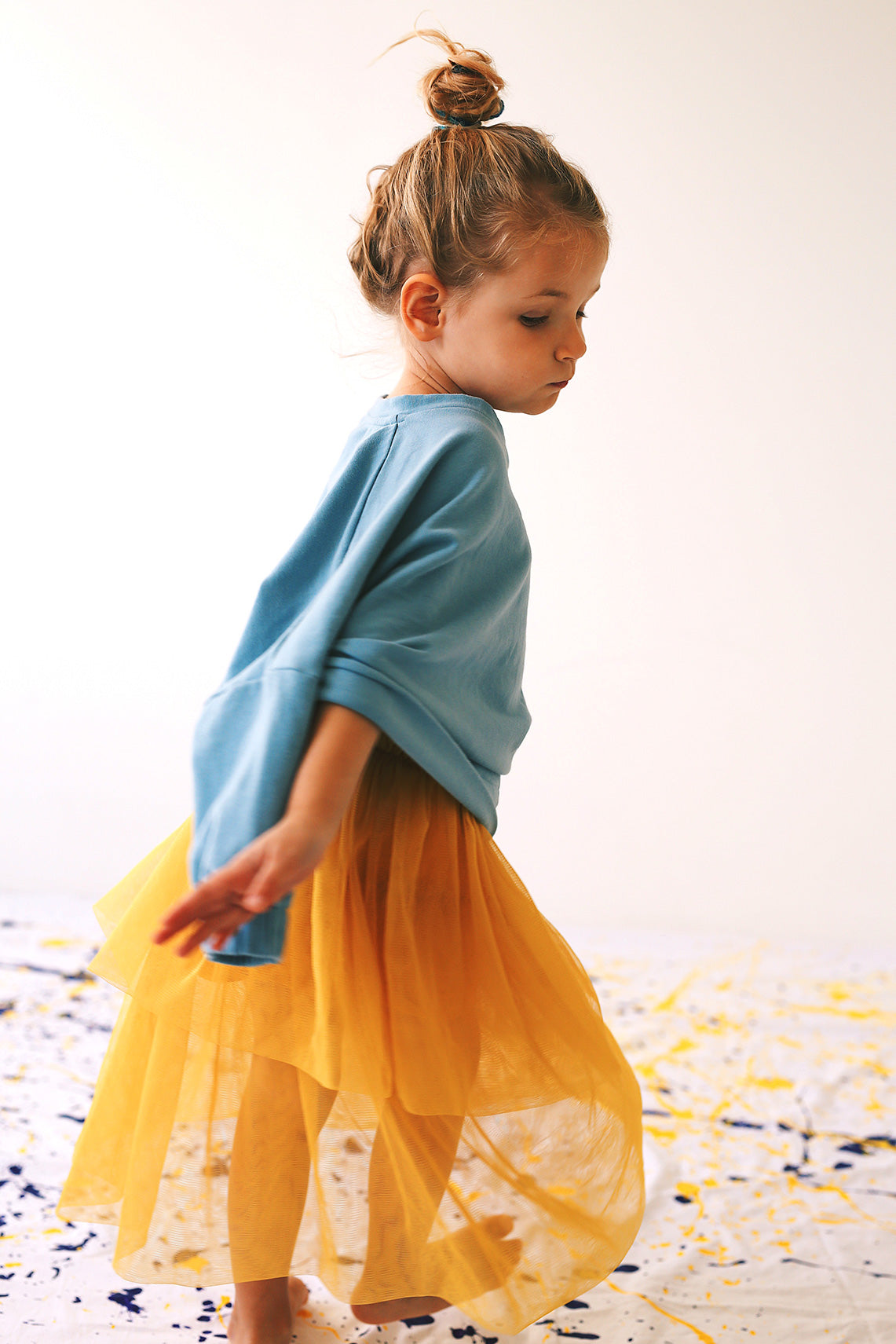 yellow misty skirt