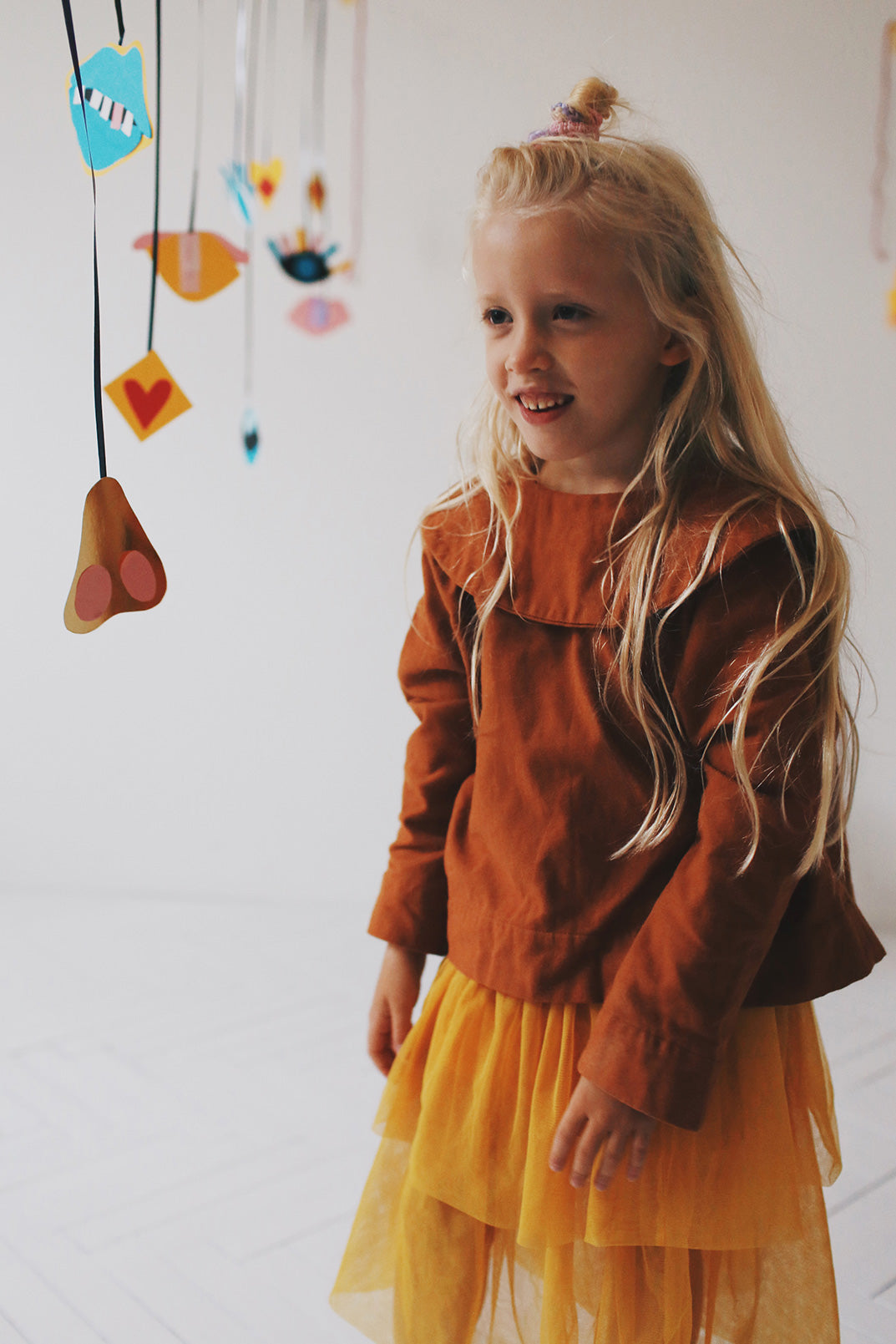 yellow misty skirt