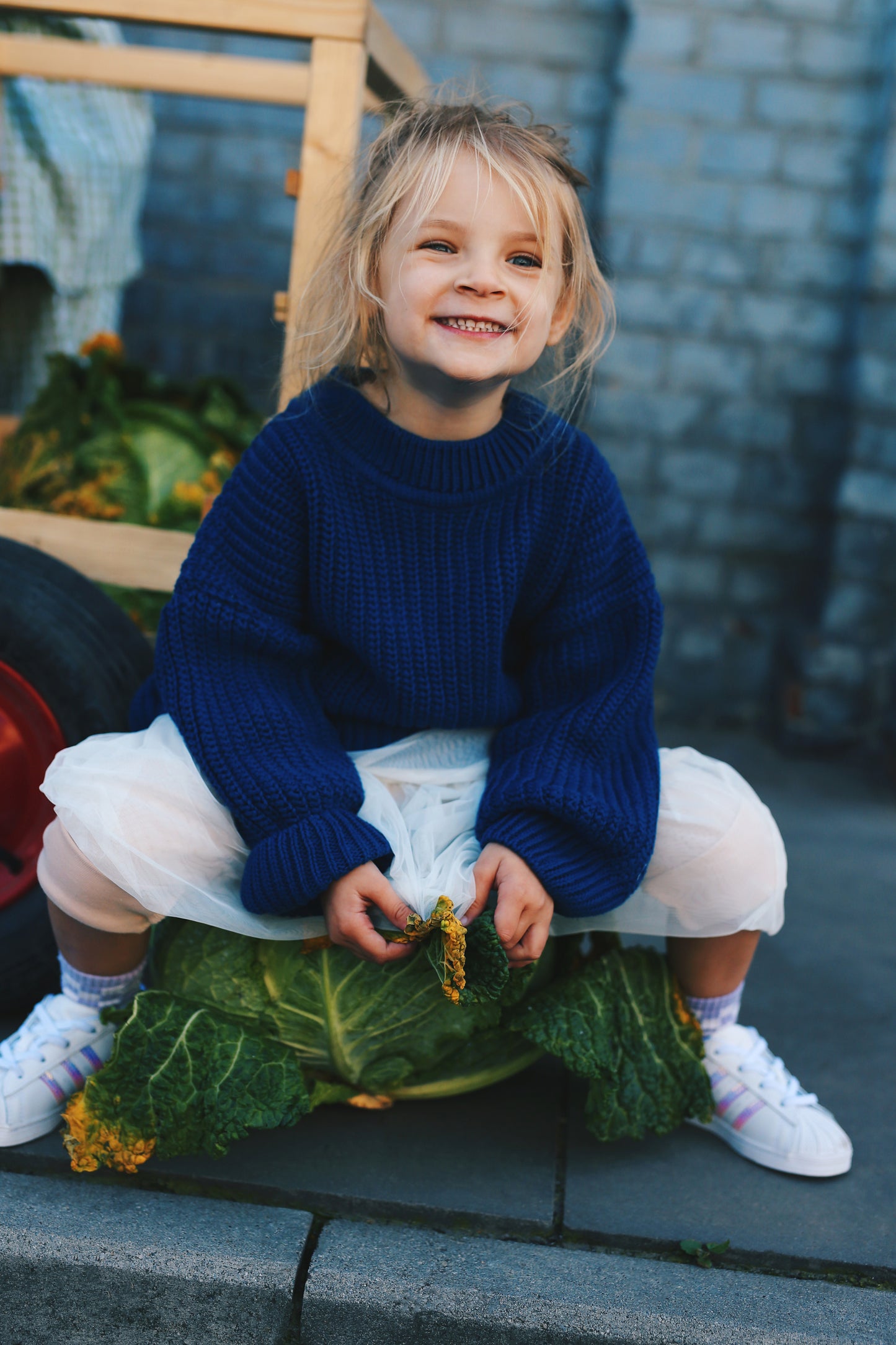 chunky knitted sweater