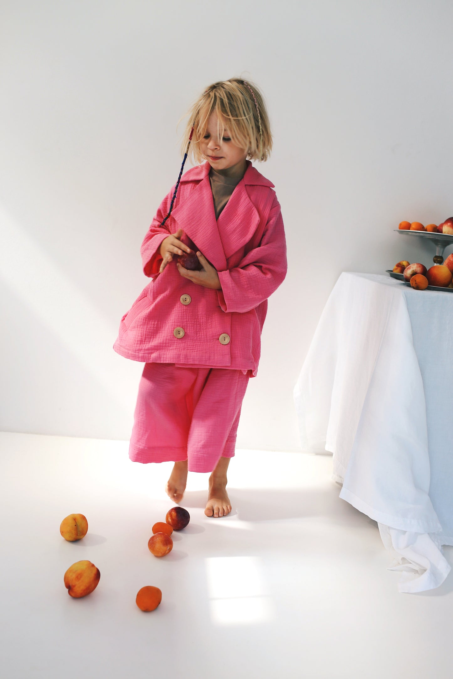 pink jacket