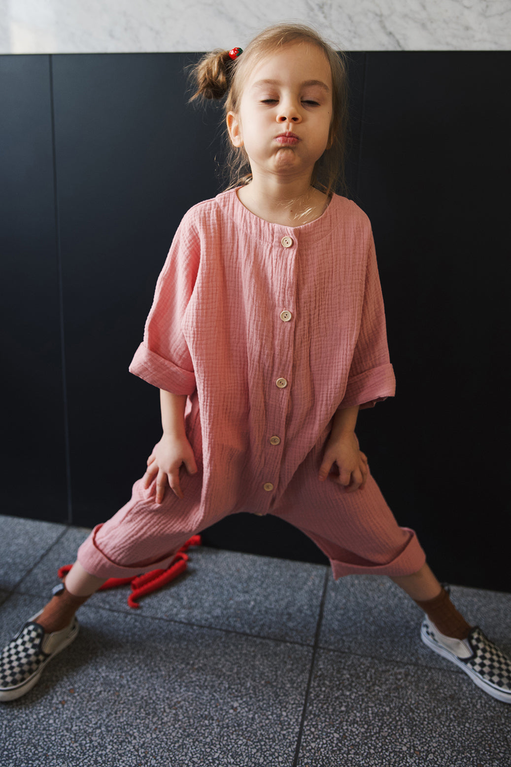 pink overall