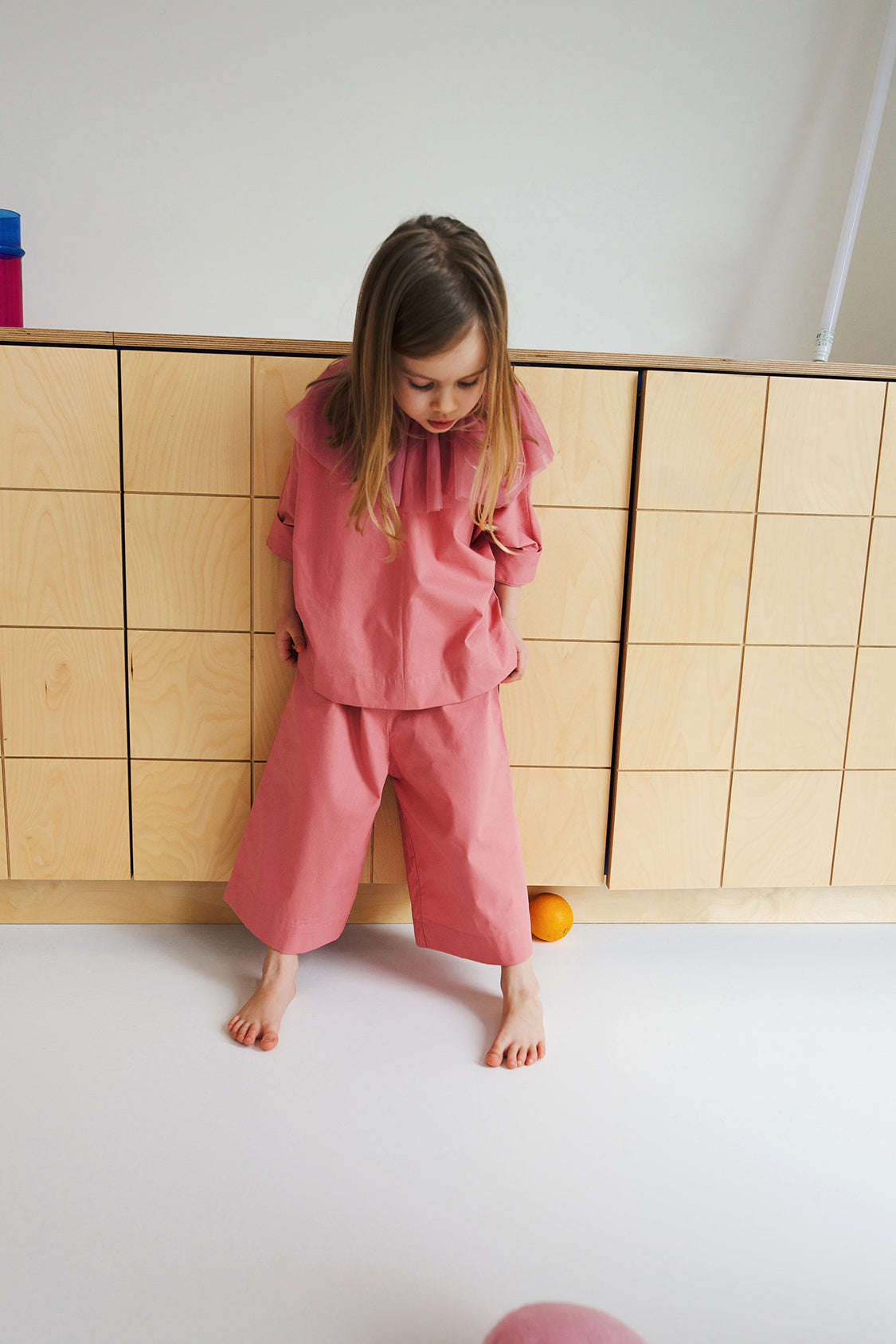 pink culottes