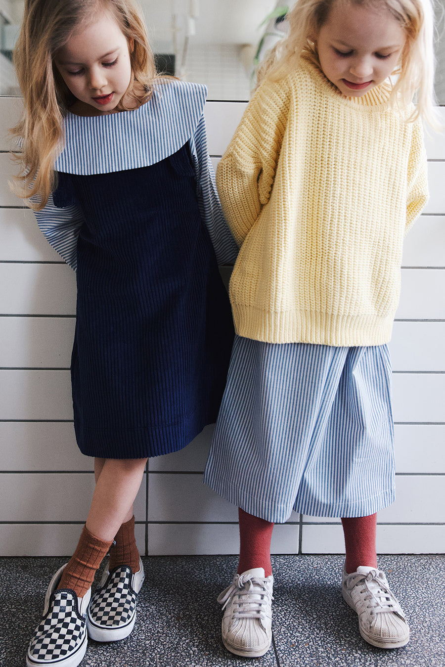 yellow chunky knitted sweater