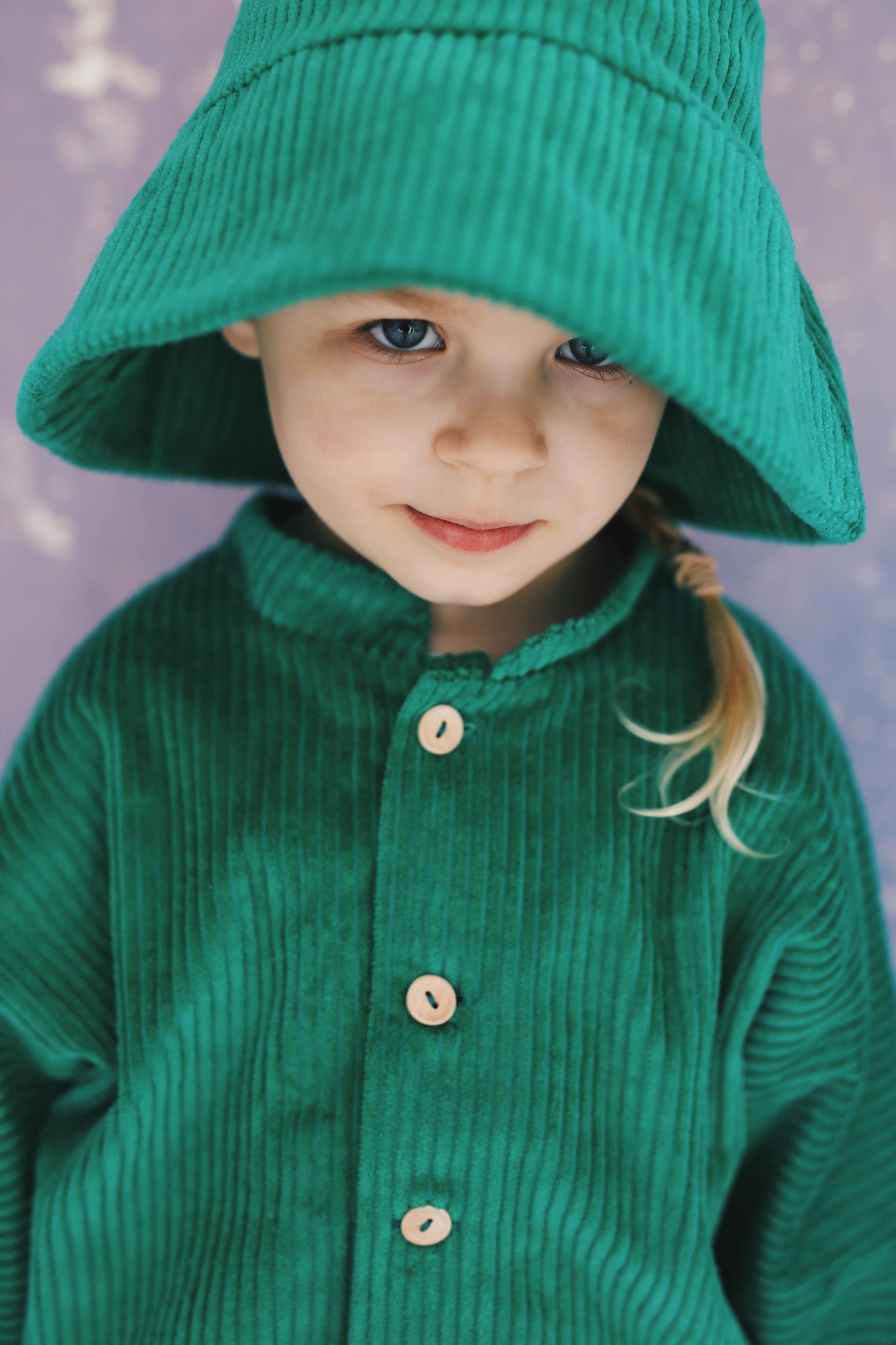 green jacket from corduroy