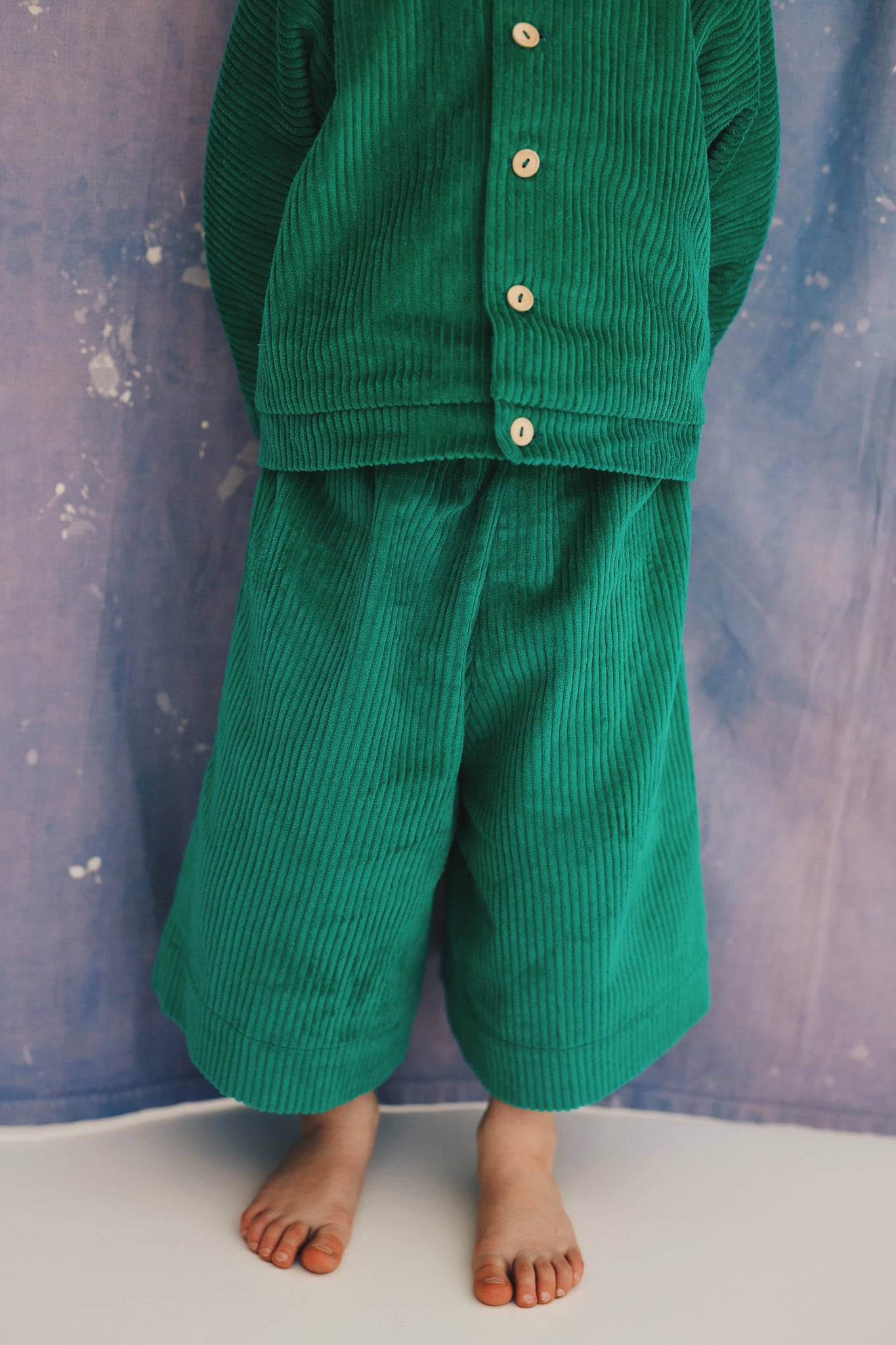 green culottes