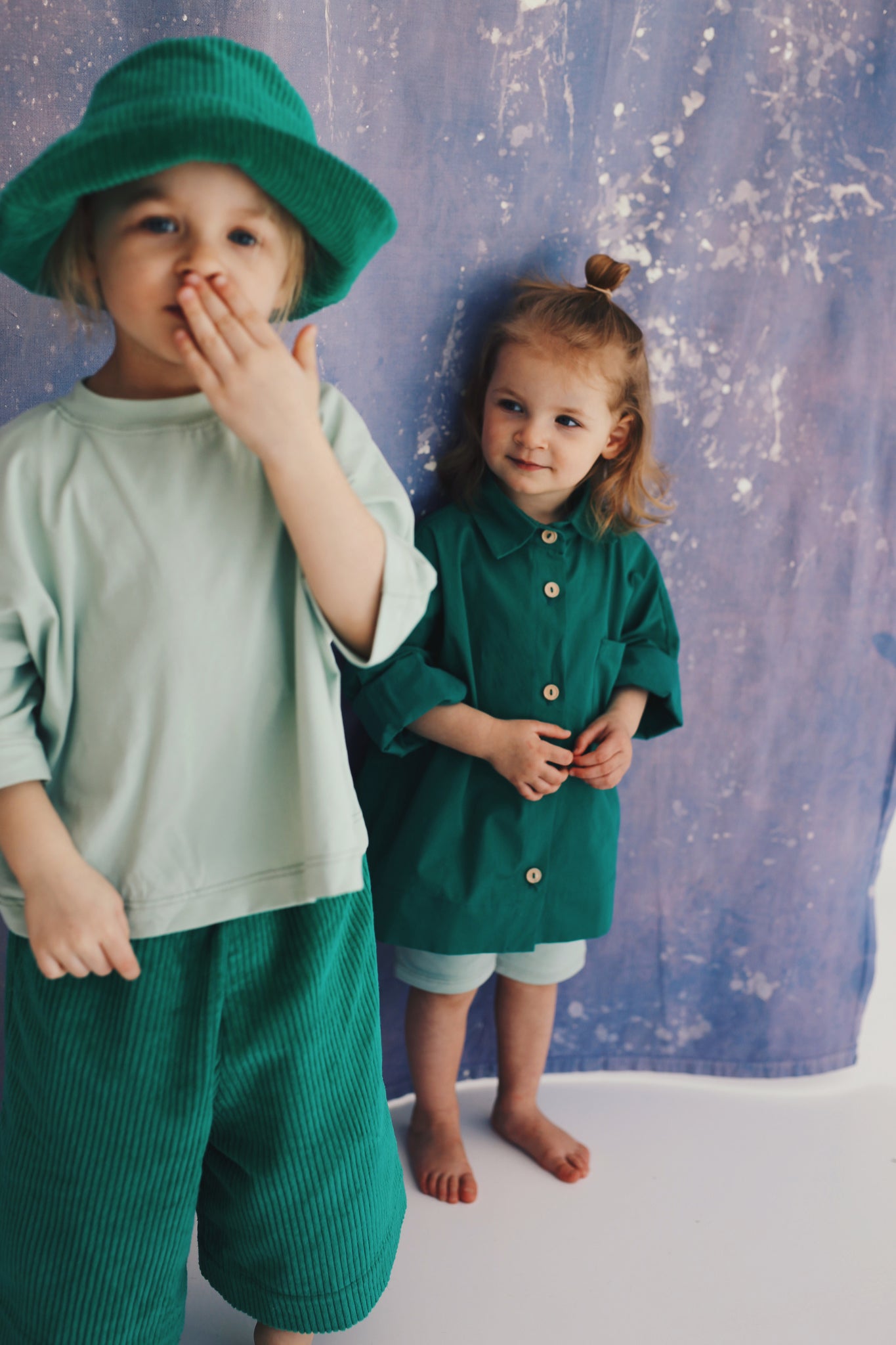 green culottes