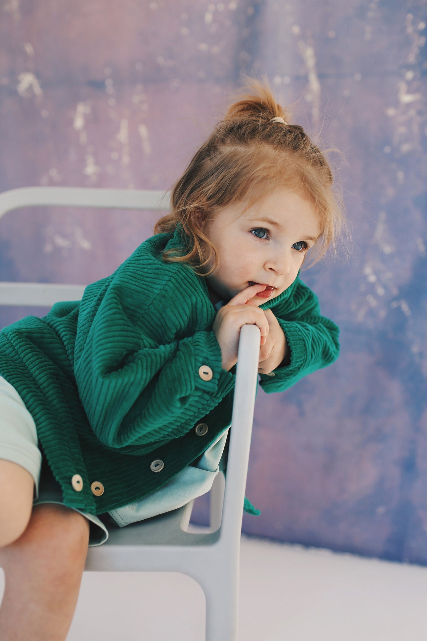 green jacket from corduroy