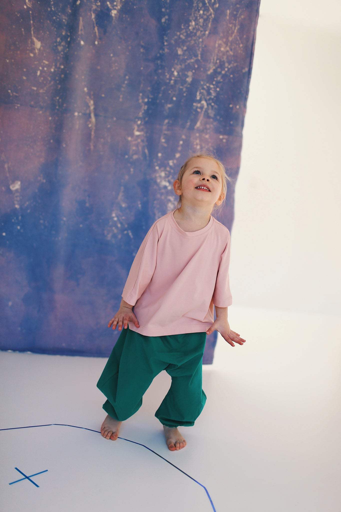 green trousers