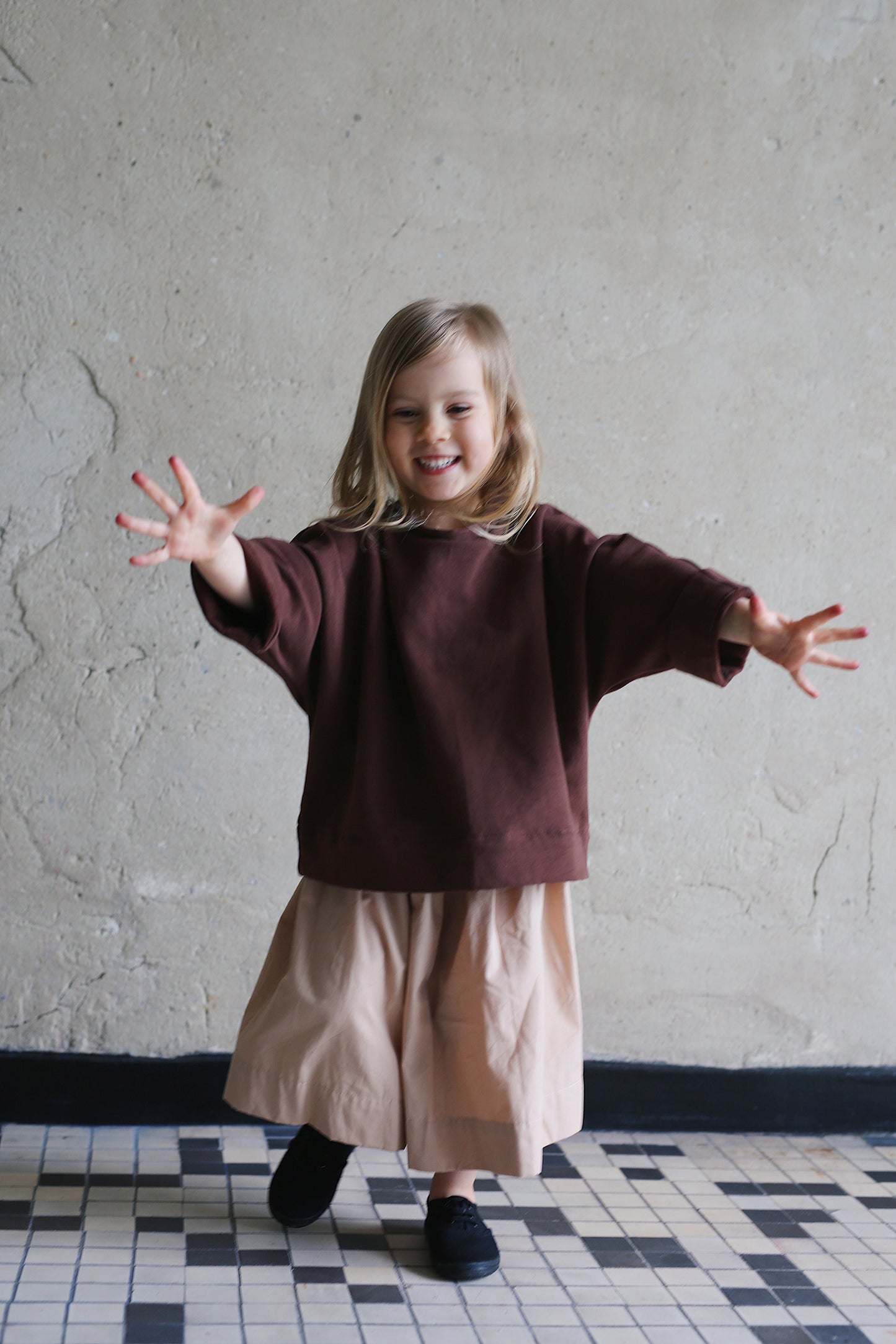 light pink sweatshirt