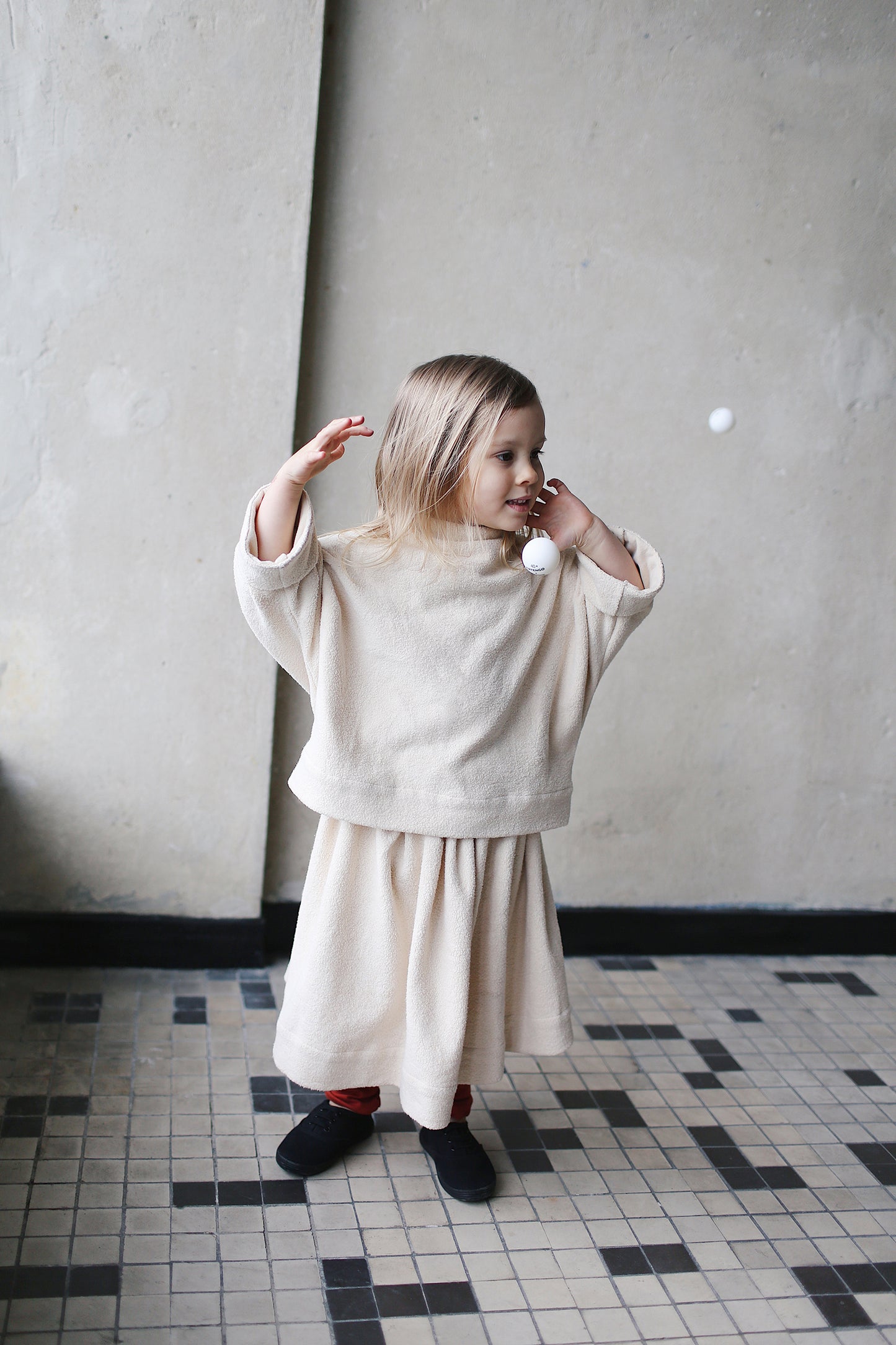 cream sweater with turtleneck