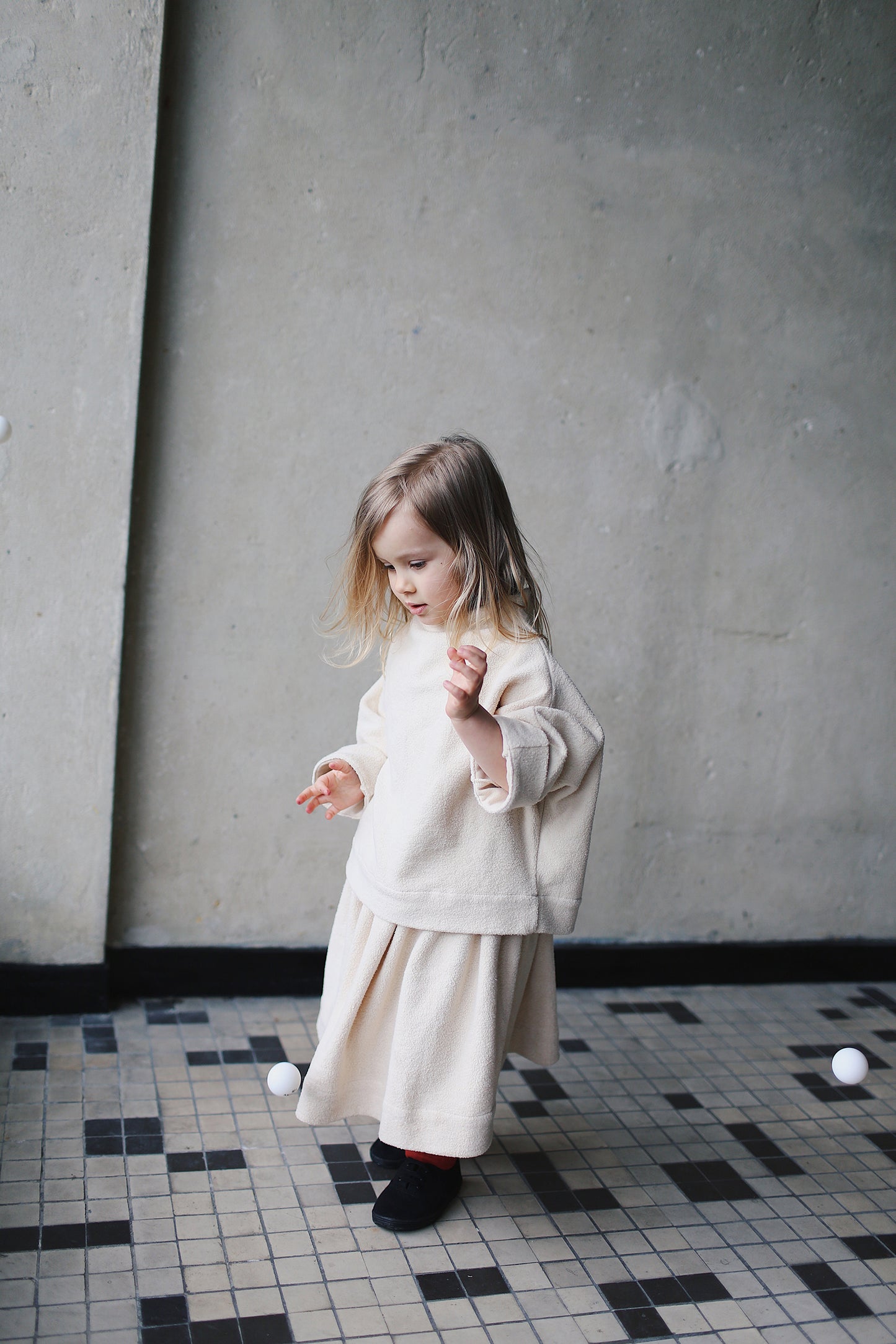 cream sweater with turtleneck