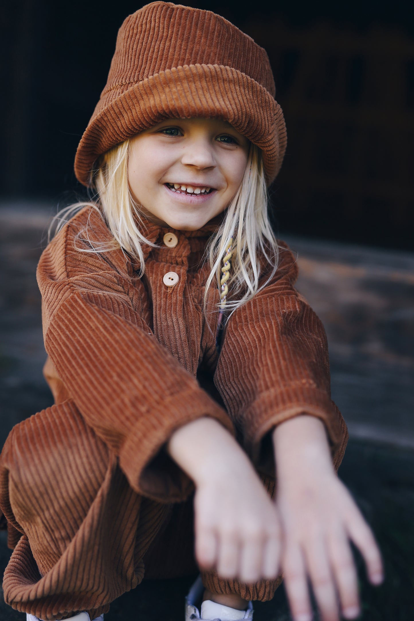 caramel bucket hat