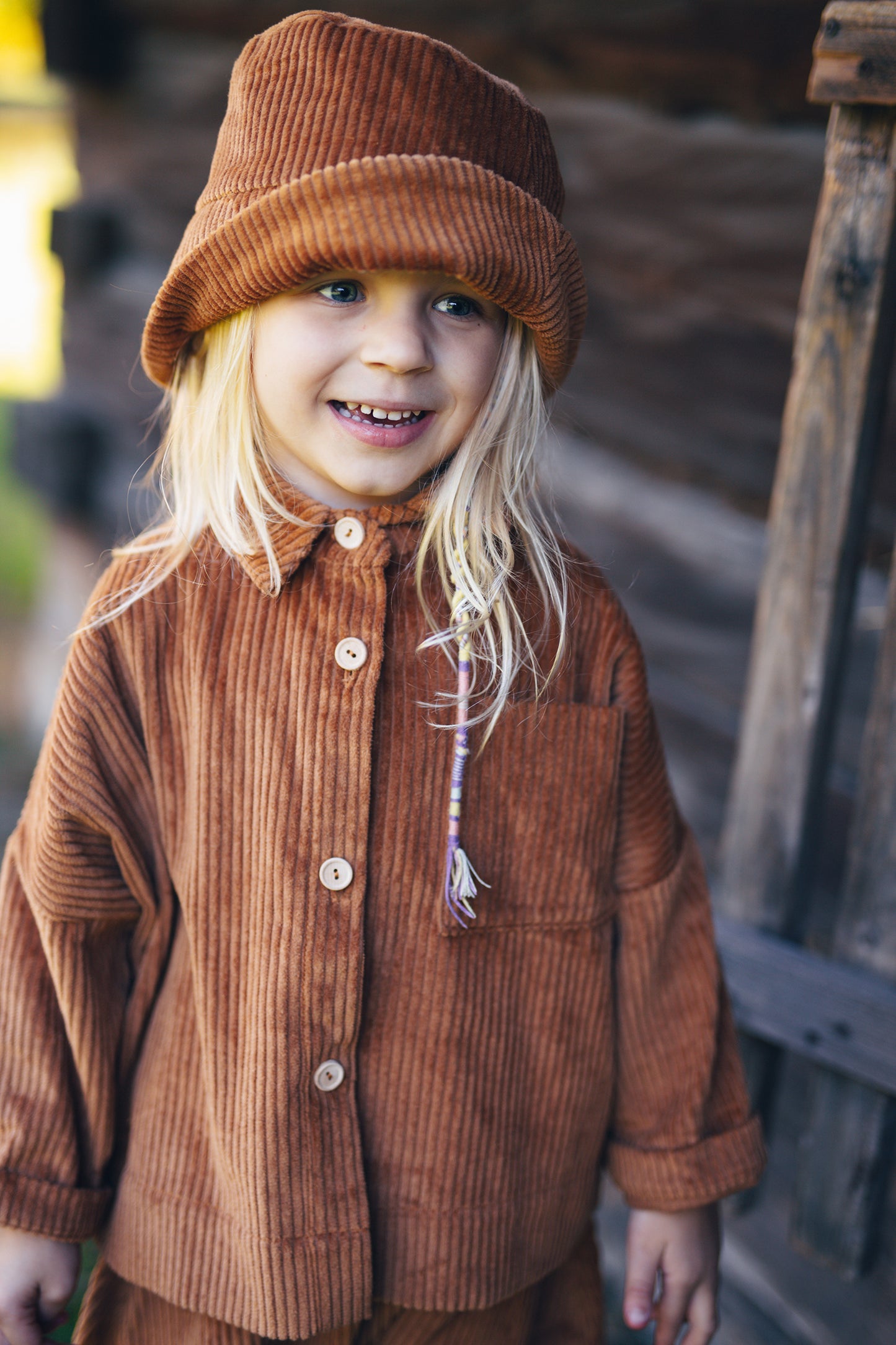 caramel bucket hat