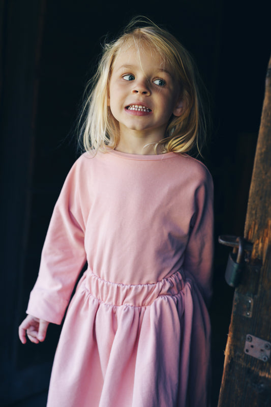 light pink sweatshirt