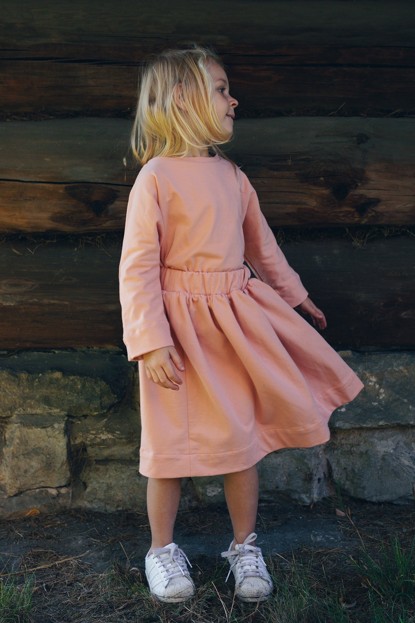 light pink sweatshirt
