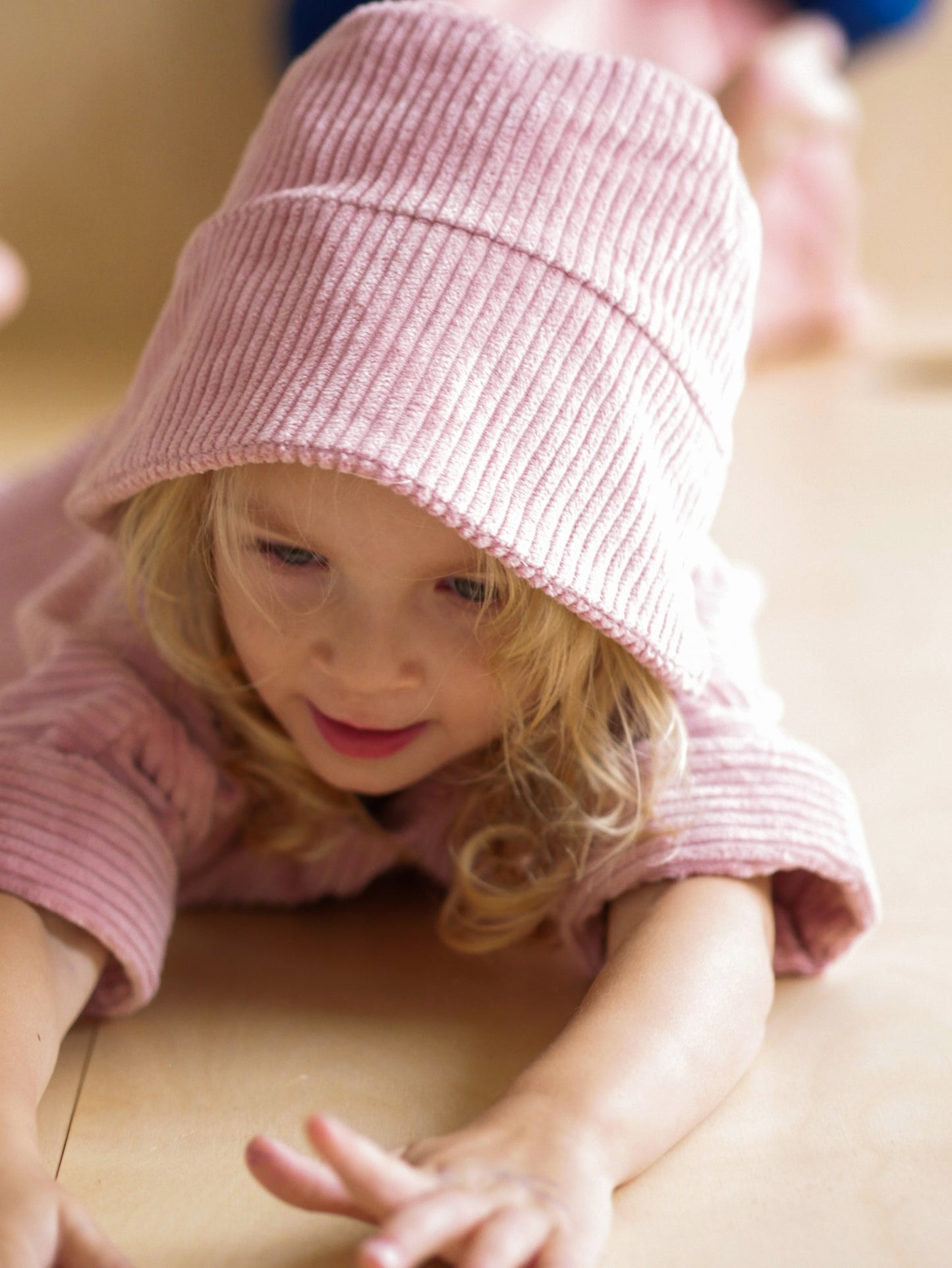 pink corduroy bucket hat