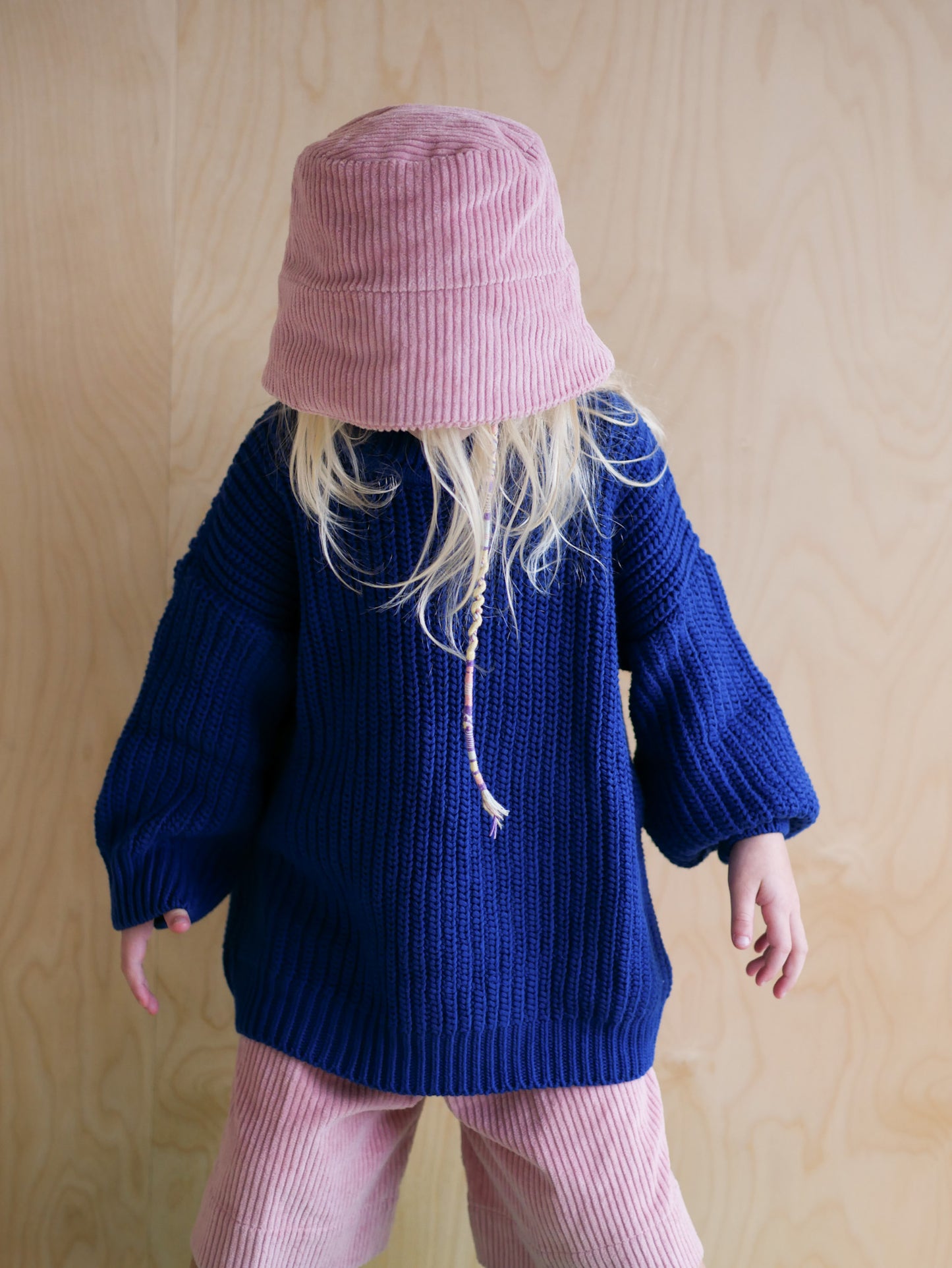 pink corduroy bucket hat