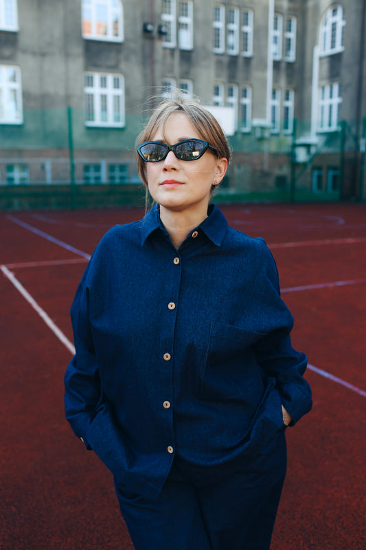 LUNA jeansowa koszula