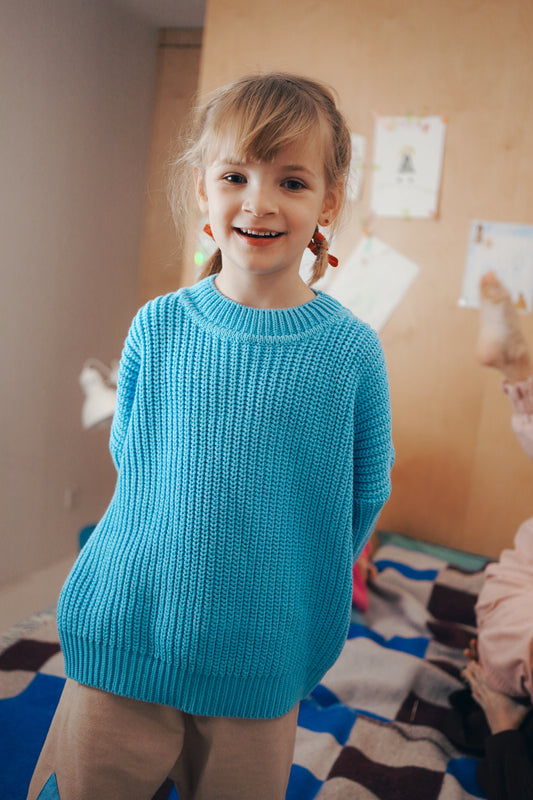 beige chunky sweater