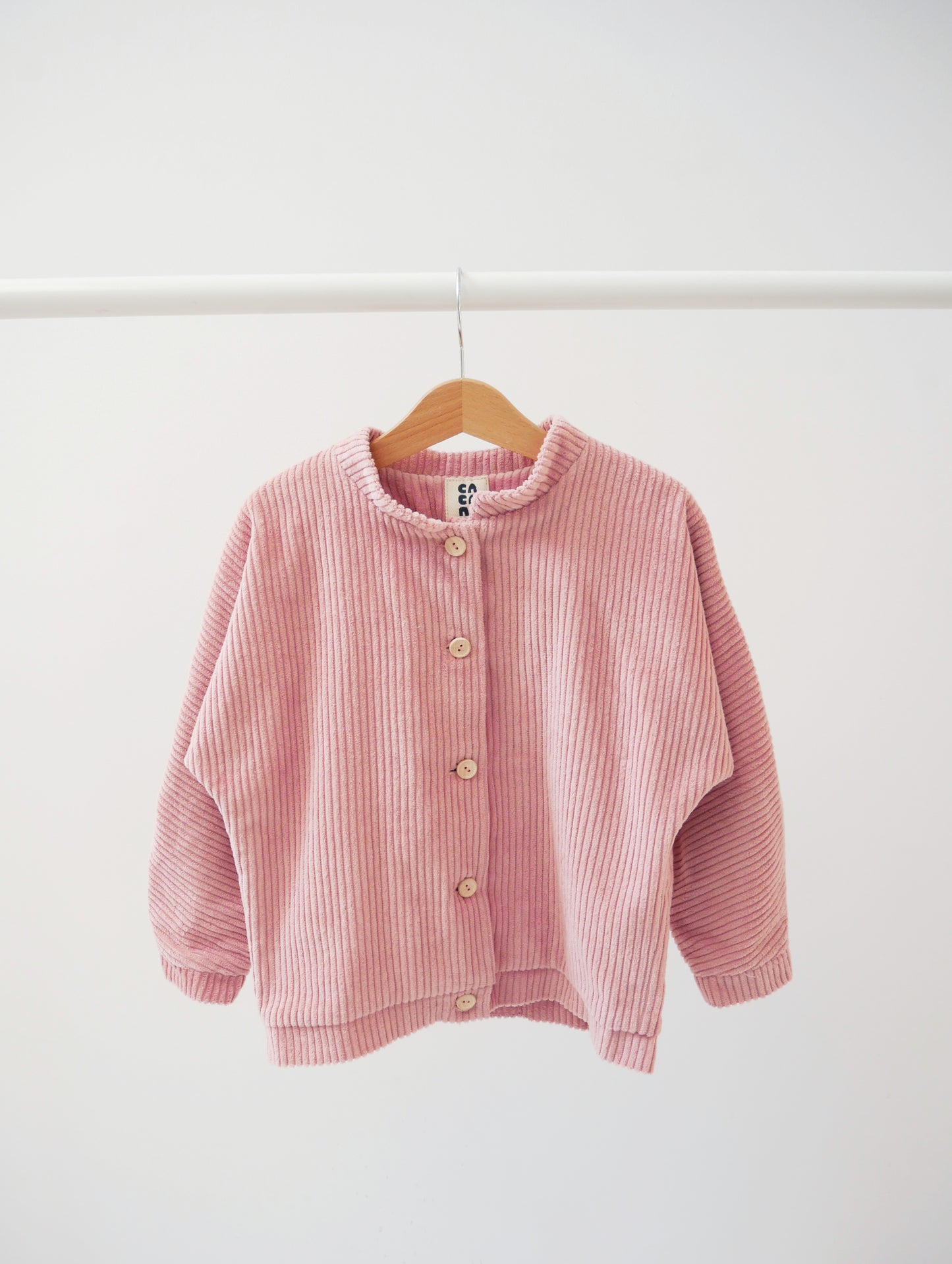 pink jacket from corduroy