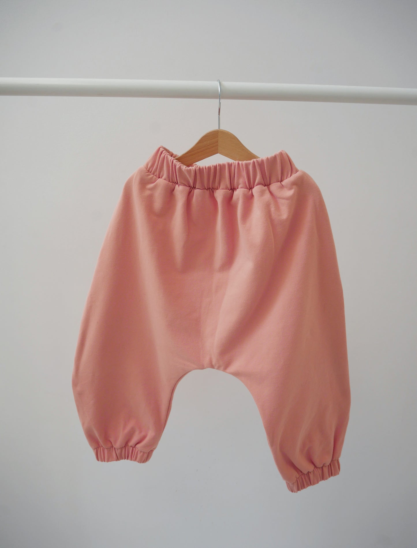 pink baggy trousers