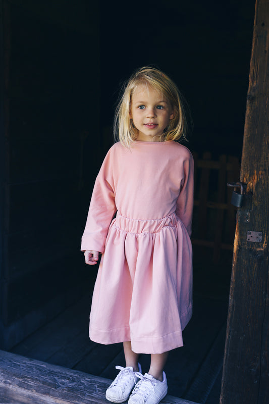 soft sweat, pink skirt